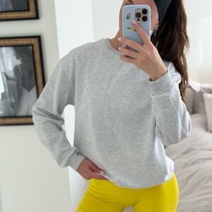 sweatshirt.  size S. excellent condition.  light grey.  topshop brand